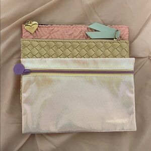 Bundle of 3 Ipsy Cosmetic Bags